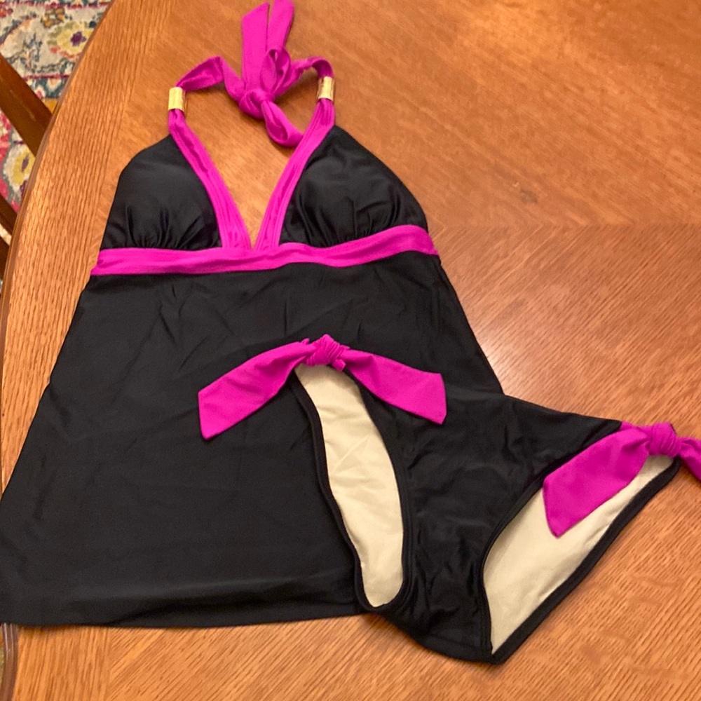 New with Tags Maternal America Maternity Tankini Swimsuit Extra Small XS